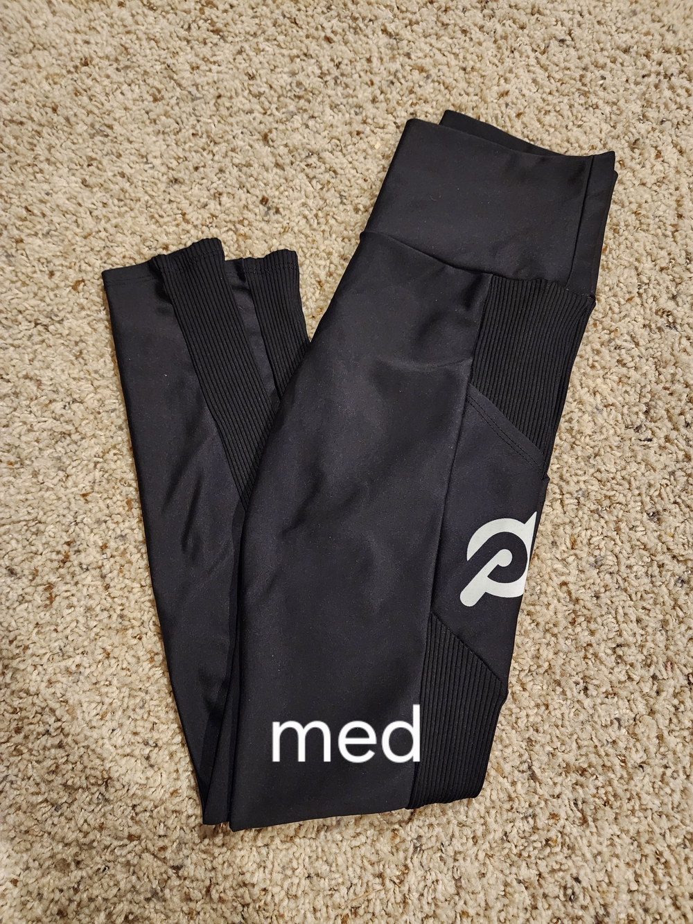 Peloton Black Logo Active Leggings